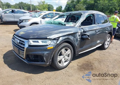 2018 Audi Q5 2.0T Premium/2.0T Tech Premium z USA, uszkodzony, nr VIN WA1BNAFY6J2131172